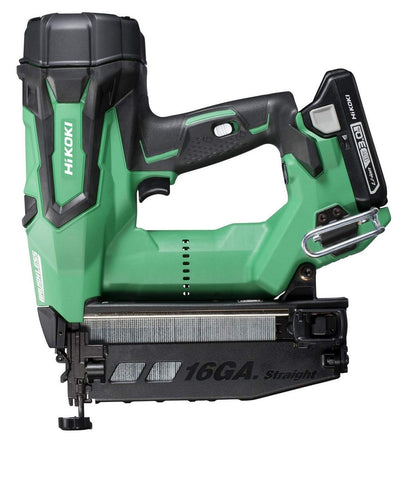 HiKOKI Brushless/Gasless 2nd Fix Nailer - Inc 2 Batteries