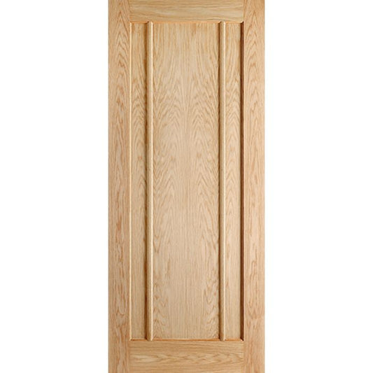 Lincoln Solid Core Internal Door - Unfinished - 3P 1981 x 762mm Oak OLIN30