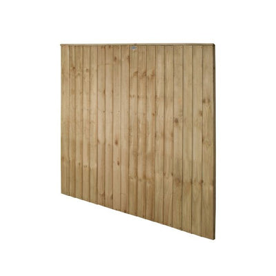 Forest Pressure Treated Closeboard Fence Panel 6ft x 5ft 6in (1.83m x 1.7m) - Pack of 5