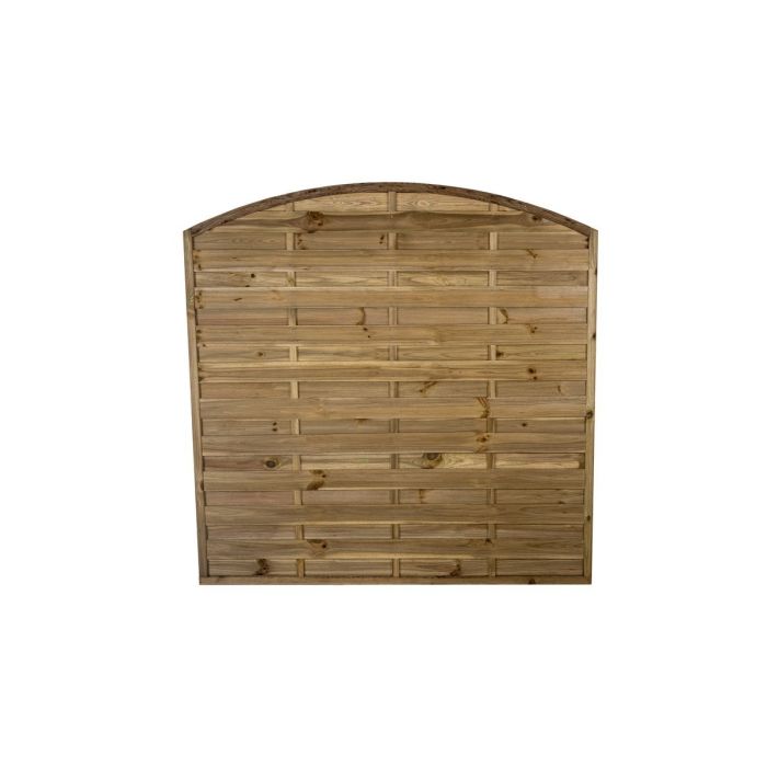 Forest Pressure Treated Decorative Dome Top Fence Panel 1.8m x 1.8m - Pack of 3