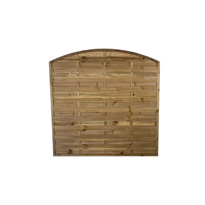 Forest Pressure Treated Decorative Dome Top Fence Panel 1.8m x 1.8m - Pack of 3