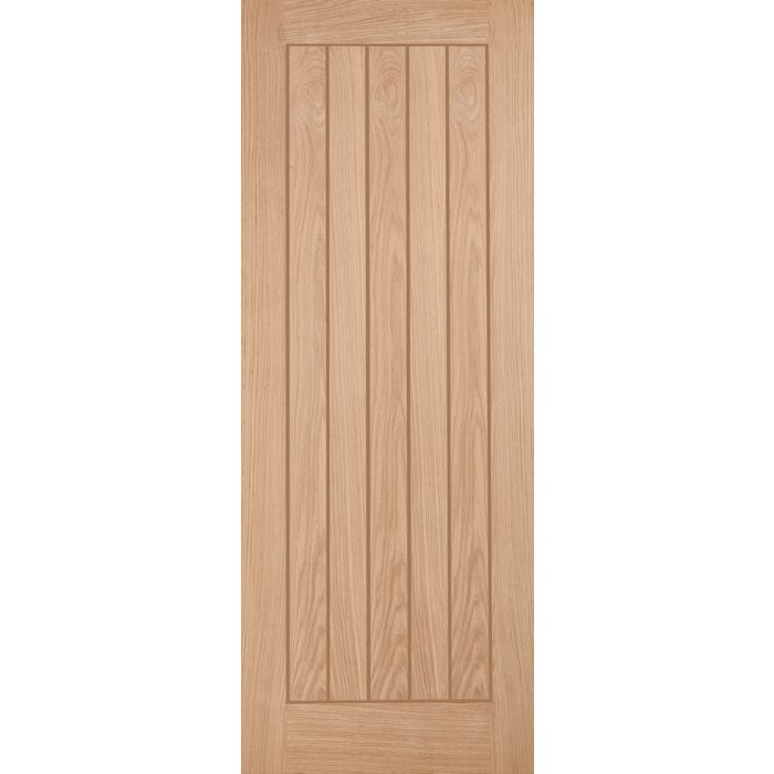 LPD Belize Solid Core Internal Door 1981 x 762mm Pre-Finished Oak