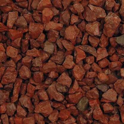 Long Rake Spar 20mm Chippings Red Granite - Bulk Bag