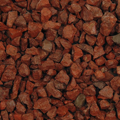 Long Rake Spar 20mm Chippings Red Granite - Bulk Bag