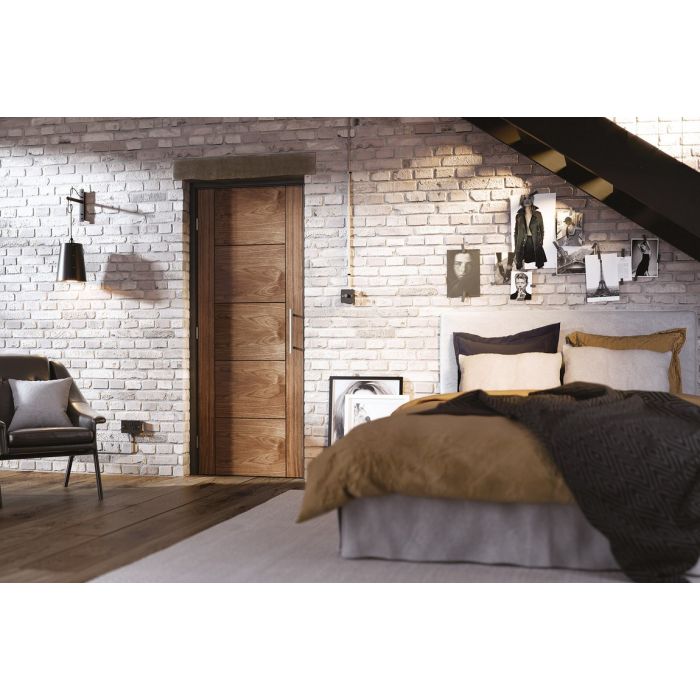 Vancouver Solid Core Internal Door - Prefinished - 1981 x 686mm Walnut WALVAN27