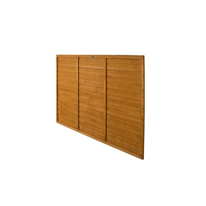 Forest Overlap Fence Panel 6ft x 5ft (1.83mtr x 1.52mtr) Pack of 3