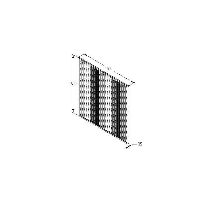 Forest Premium Framed Trellis 1.8m x 1.8m Treated Timber (Pack of 10)