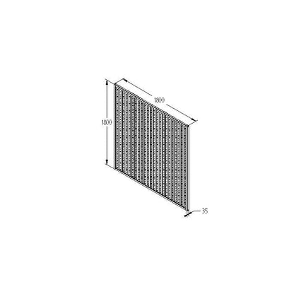 Forest Premium Framed Trellis 1.8m x 1.8m Treated Timber (Pack of 10)