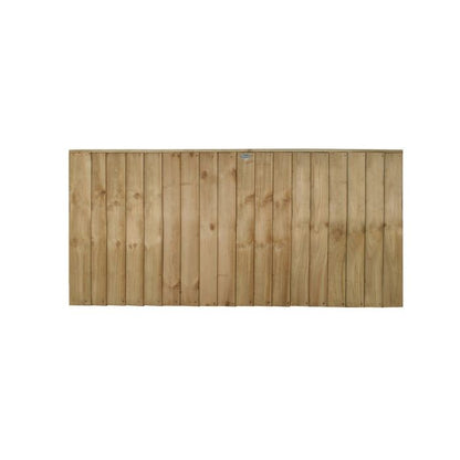 Forest Pressure Treated Closeboard Fence Panel 6ft x 3ft (1.83m x 0.92m) - Pack of 3