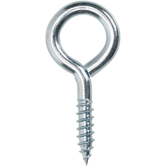 Screw Eyes 65 x 14mm No.415 - 5pk - Zinc Plated