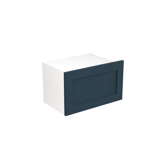 KitchenKit Flatpack Shaker Bridging Wall Cabinet 500mm - Ultra Matt Indigo Blue
