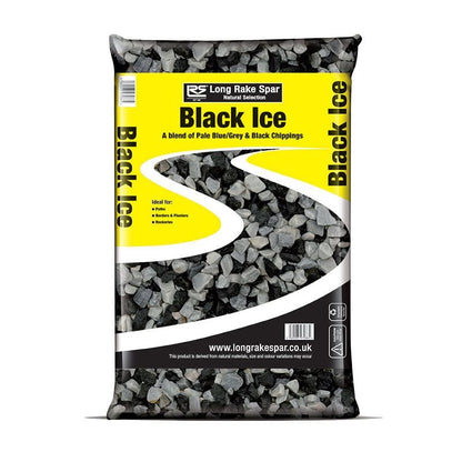 Long Rake Spar 14-20mm Chippings Black Ice - Prepacked Bag