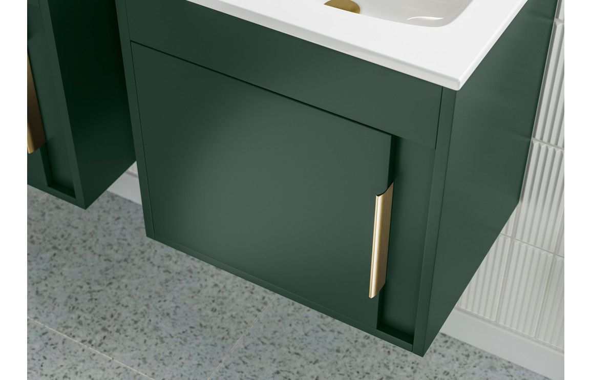 Farnham 510mm Floor Standing Unit(Basin Included) - Matt Antique Rose
