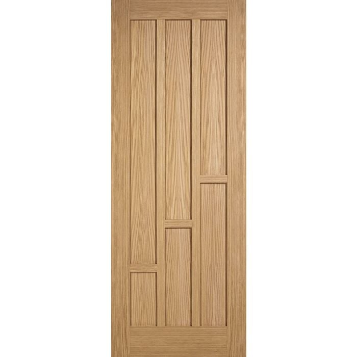Coventry Solid Core Internal Fire Door - Unfinished - 6P 1981 x 838mm Oak COVOAKFC33