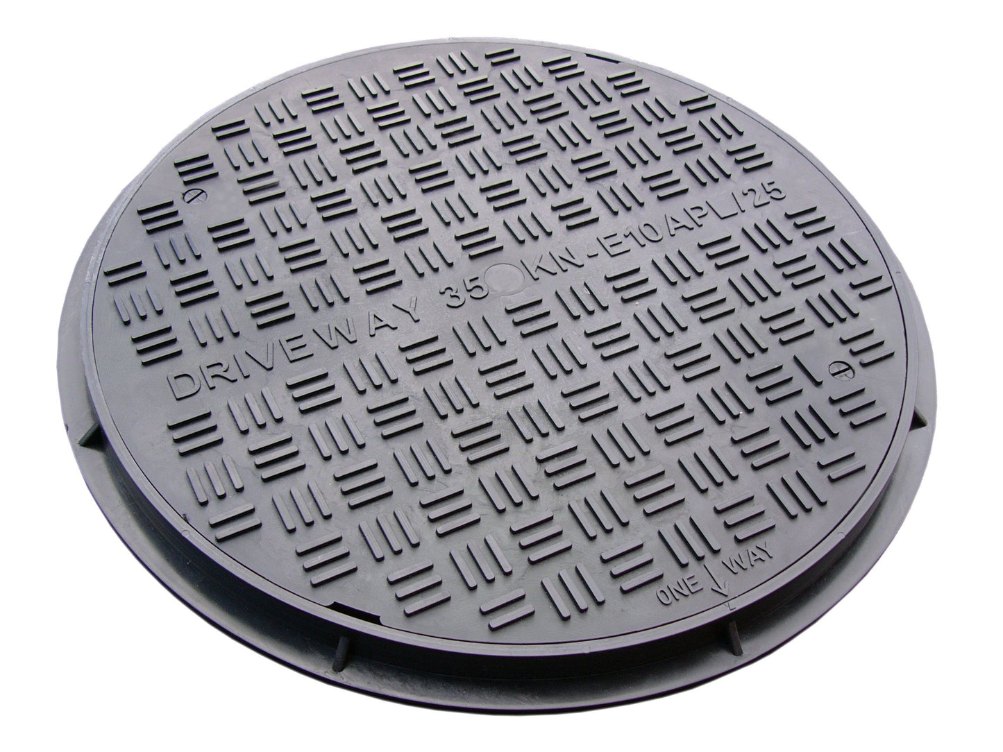 A15 Circular Poly Manhole Cover - 450mm Dia