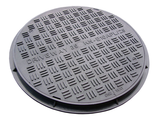 A15 Circular Poly Manhole Cover - 450mm Dia