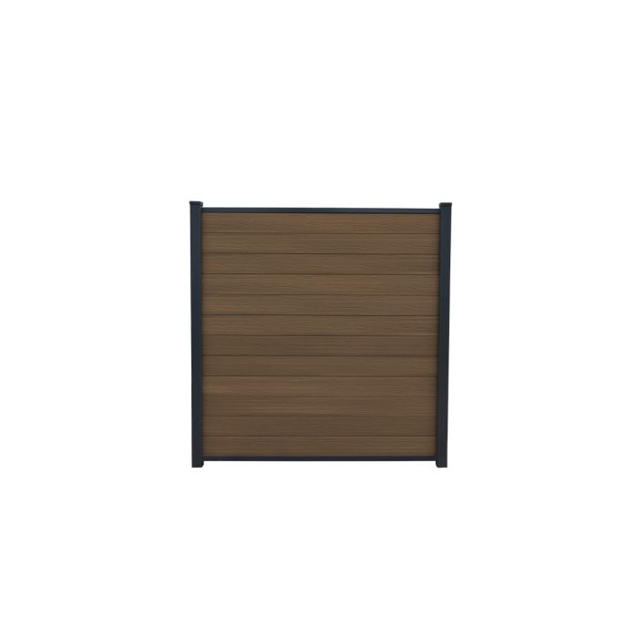 Piranha In-Ground Composite Fence Kit 6ft - Brown Cedar