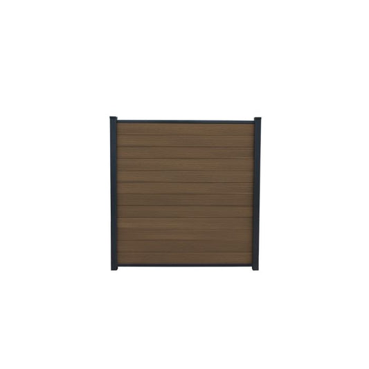 Piranha In-Ground Composite Fence Kit 6ft - Brown Cedar