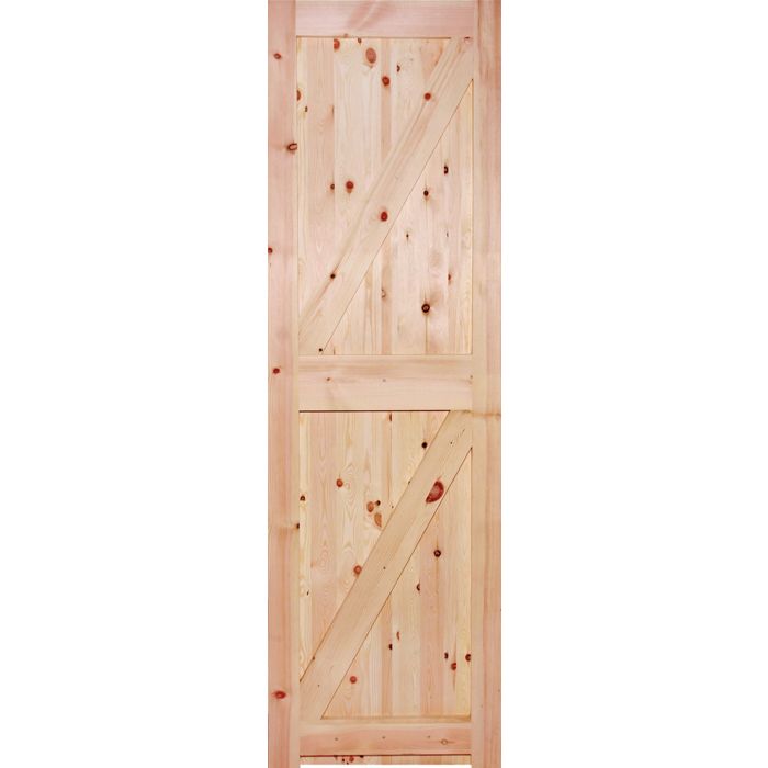 LPD 44mm FL&B External Door 1981 x 838mm - Unfinished Redwood