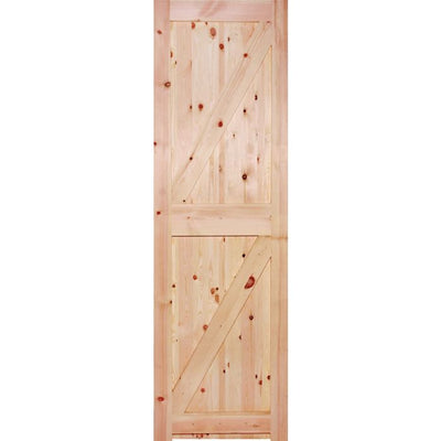 LPD 44mm FL&B External Door 1981 x 838mm - Unfinished Redwood