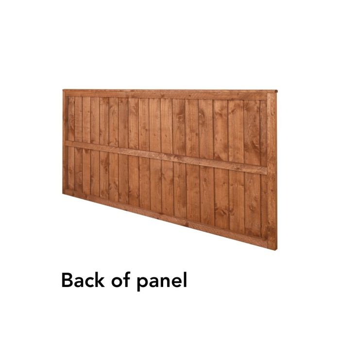 Forest Closeboard Fence Panel 6ft x 3ft (1.83m x 0.92m) - Pack of 4