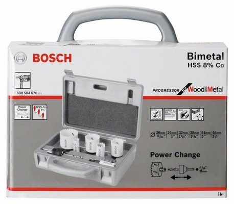 Bosch Holesaw Progressor 9 Piece Set