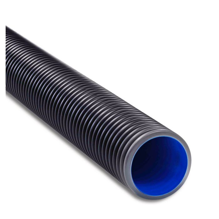 Ridgidrain Twinwall Plain End Perforated Pipe - 150mm x 6mtr
