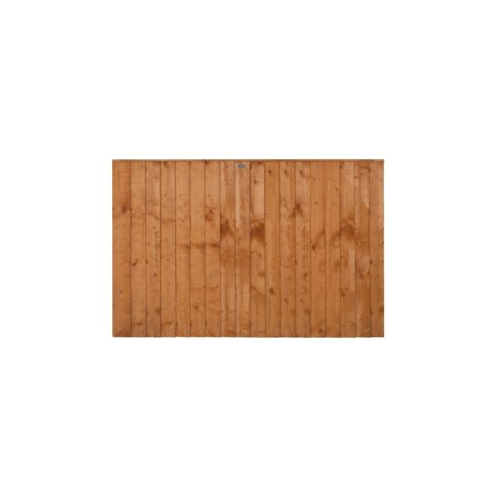 Forest Closeboard Fence Panel 6ft x 4ft (1.83m x 1.22m) - Pack of 3