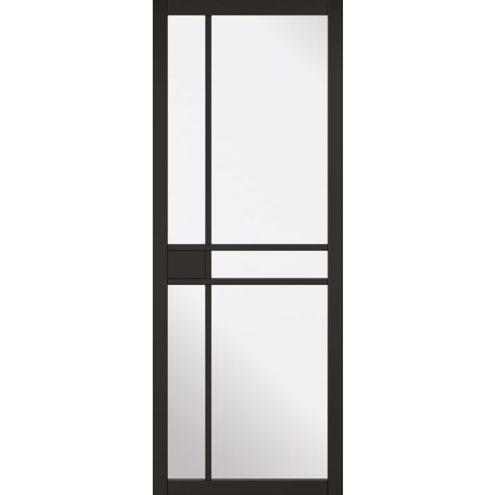 LPD Greenwich 5L Glazed Internal Door 1981 x 686mm Black Primed