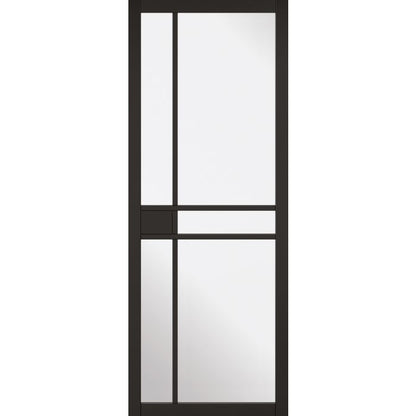 LPD Greenwich 5L Glazed Internal Door 1981 x 686mm Black Primed