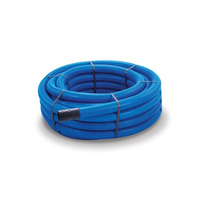 Perforated Land Drainage Pipe - 100mm x 100mtr Coil