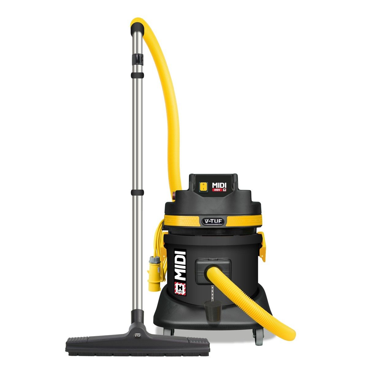 V-TUF MIDI H-CLASS Industrial Vacuum Cleaner (110v, 21ltr) - MIDI H110