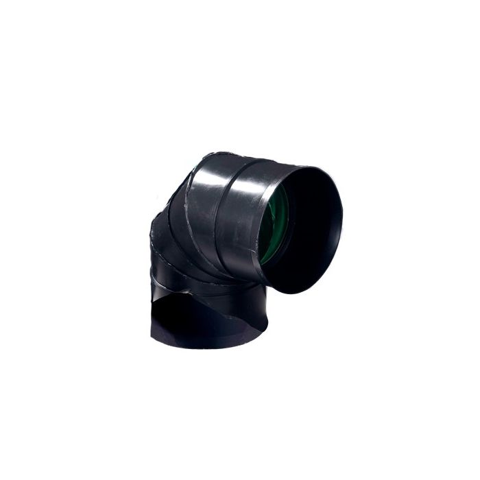 Naylor MetroDrain HDPE Bend 90deg - 225mm - Black & Green