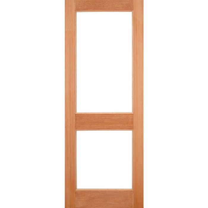 LPD 2XGG 2L Unglazed M&T External Door 1981 x 762mm Unfinished Hardwood