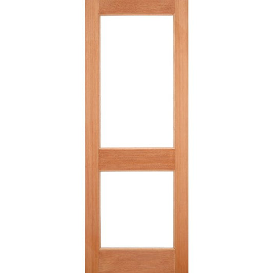 LPD 2XGG 2L Unglazed M&T External Door 1981 x 762mm Unfinished Hardwood