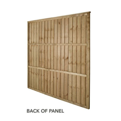 Forest Pressure Treated Closeboard Fence Panel 6ft x 6ft (1.83 x 1.83) - Pack of 3