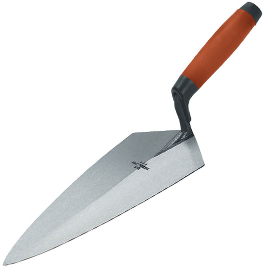 Marshalltown M1912D Philadelphia Durasoft Grip Brick Trowel 12" - Burgundy/Steel