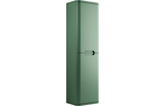 Stanton 350mm 2 Door Wall Hung Tall Unit - Matt Sage Green