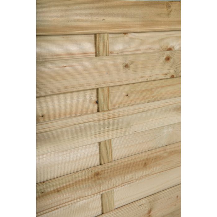 Forest Decorative Kyoto Fence Panel 1.8m x 1.2m Treated Timber (Pack of 5)
