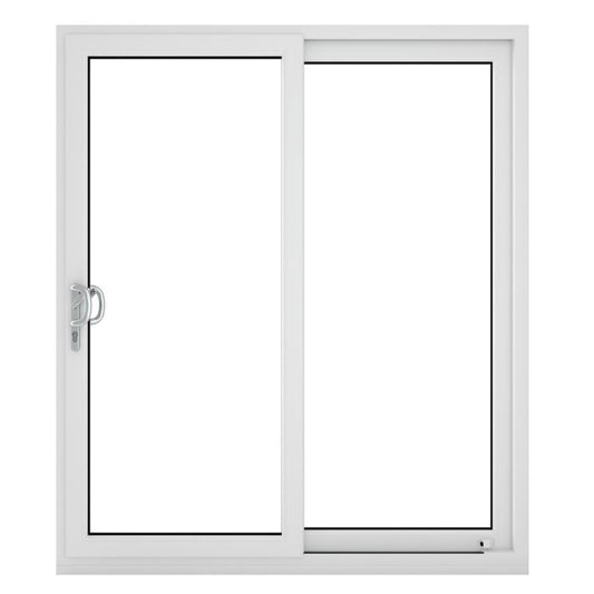 Crystal uPVC Sliding Patio (Left to Right) incl. 150mm Cill 1790 x 2090mm Clear - White
