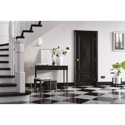 LPD Knightsbridge 2P Internal Fire Door 1981 x 762mm Black Primed Plus