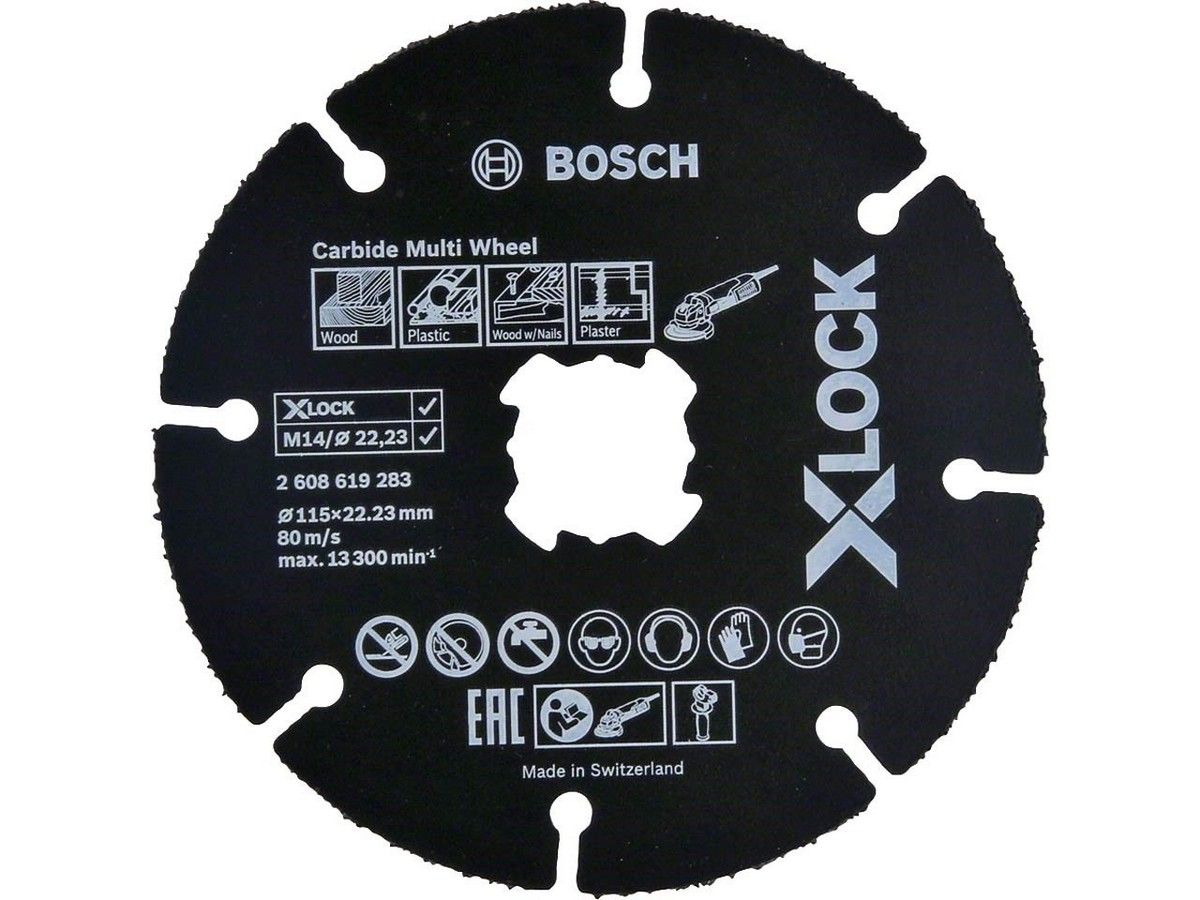 Bosch X-Lock Multi Wheel Cutting Blade 115mm x 1mm