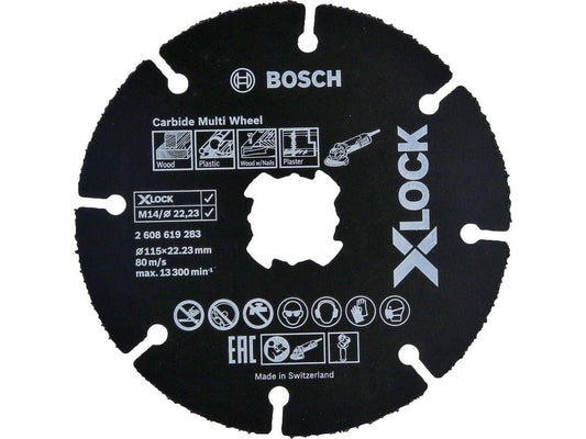 Bosch X-Lock Multi Wheel Cutting Blade 115mm x 1mm