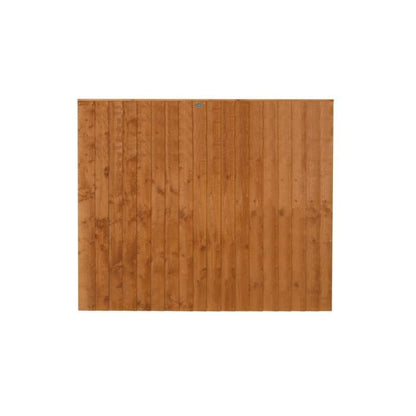 Forest Closeboard Fence Panel 6ft x 5ft (1.83m x 1.52m) - Pack of 4