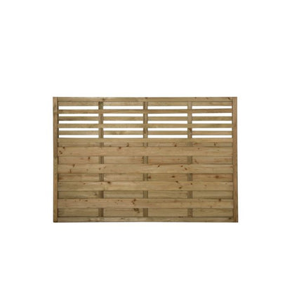 Forest Decorative Kyoto Fence Panel 1.8m x 1.2m Treated Timber (Pack of 5)