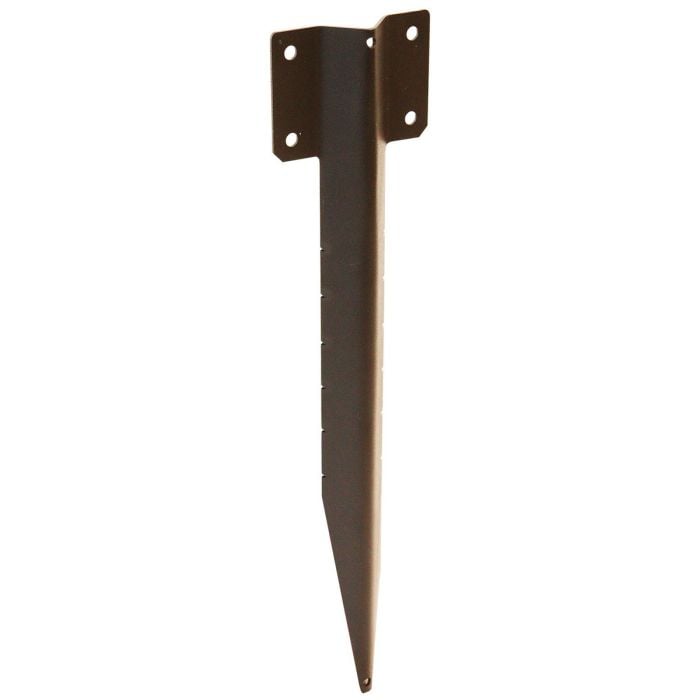 Single Sleeper Straight Support Spike 440mm No.4715 - Brown