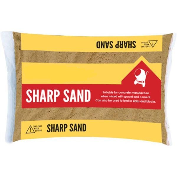 Bradfords Yellow Sharp Sand - Prepacked Bag