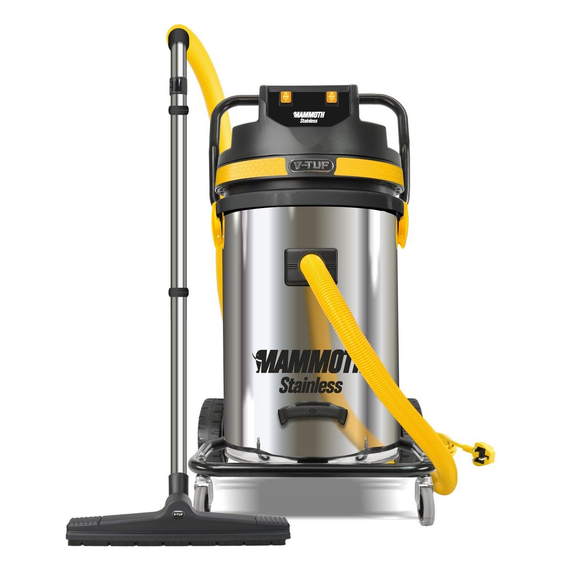 V-TUF MAMMOTH Twin Motor Wet & Dry Vacuum Cleaner - MAMMOTH240-STAINLESS