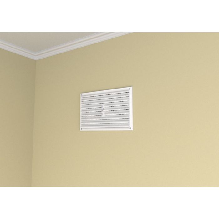 Timloc Internal Hit & Miss Grille Vent 9x6 White Plastic