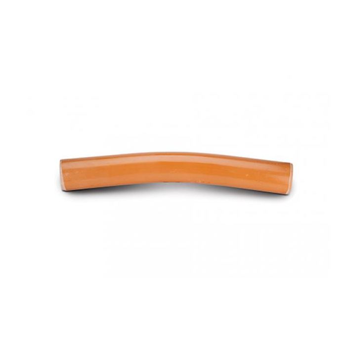 Polypipe 110mm Long Radius Bend Plain Ended 22.5deg - Terracotta - UG473